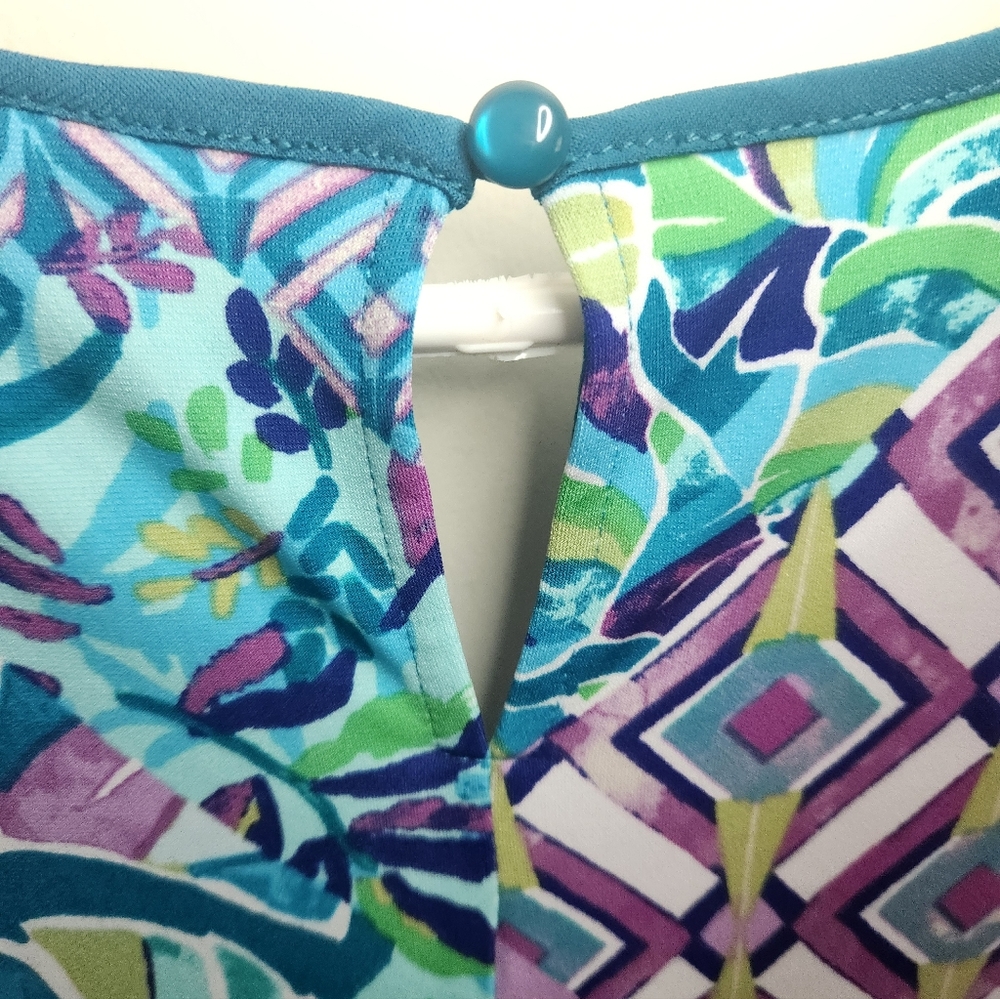 Women's Susan Graver Courtside Social Athletic Dress Sz Petite Large - Picture 6 of 9